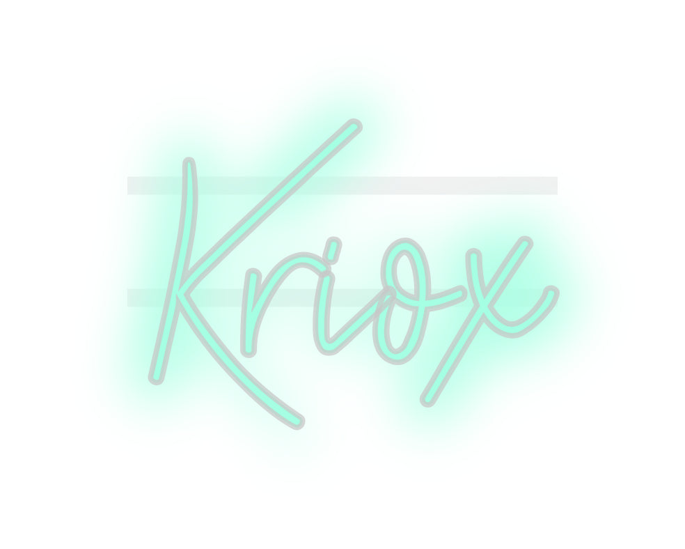 néon personnalisé Kriox
