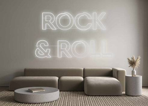 néon personnalisé rock
& roll