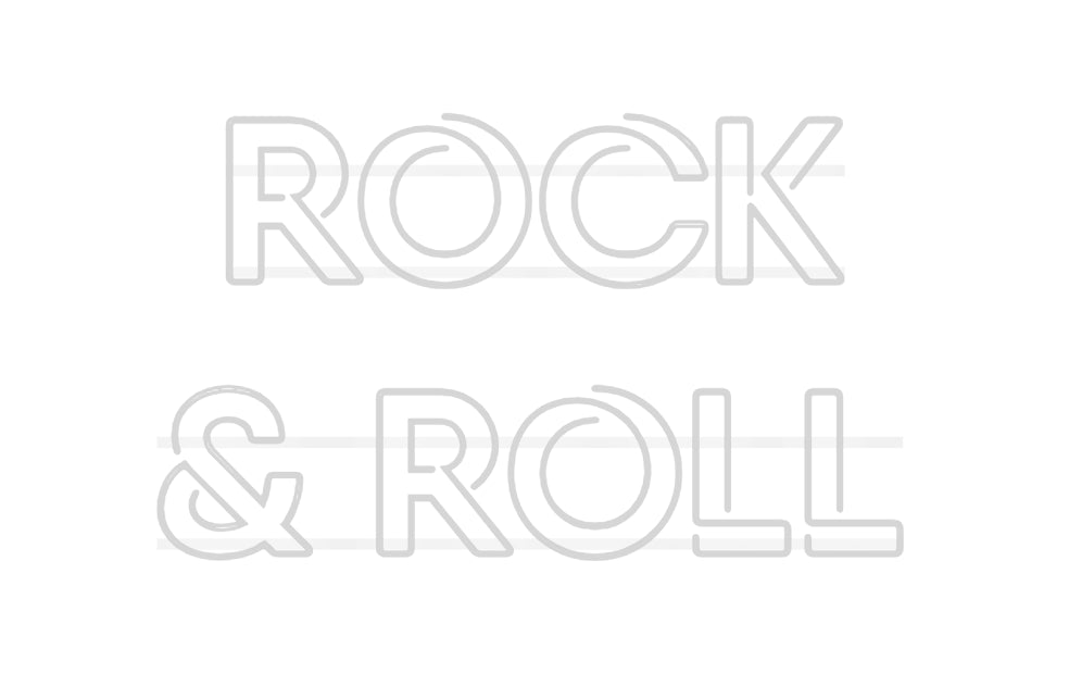 néon personnalisé rock
& roll