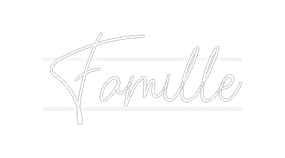 néon personnalisé Famille