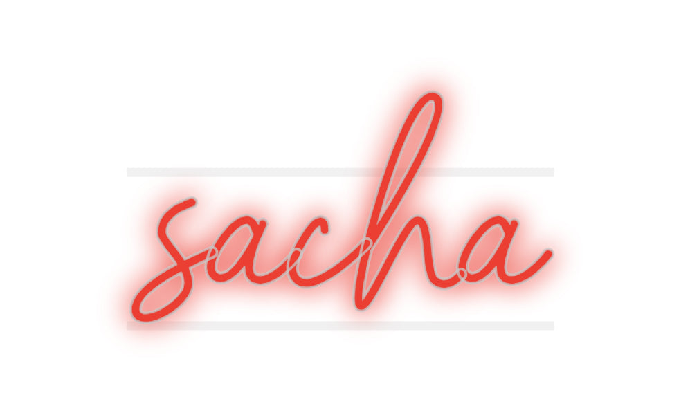 néon personnalisé sacha