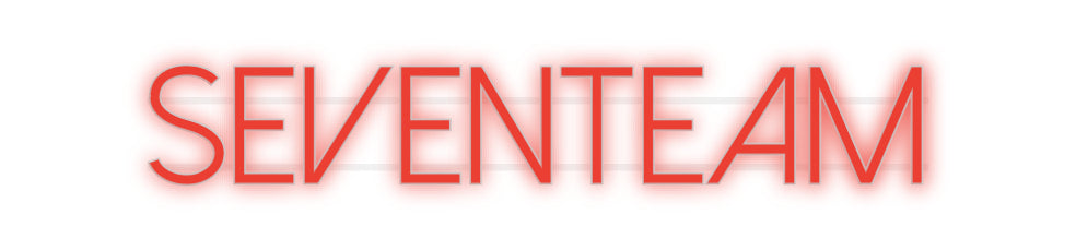 néon personnalisé SEVENTEAM