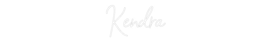 néon personnalisé Kendra