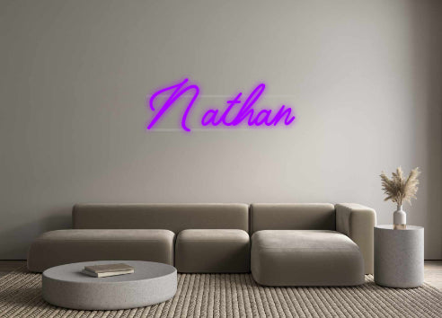 néon personnalisé Nathan