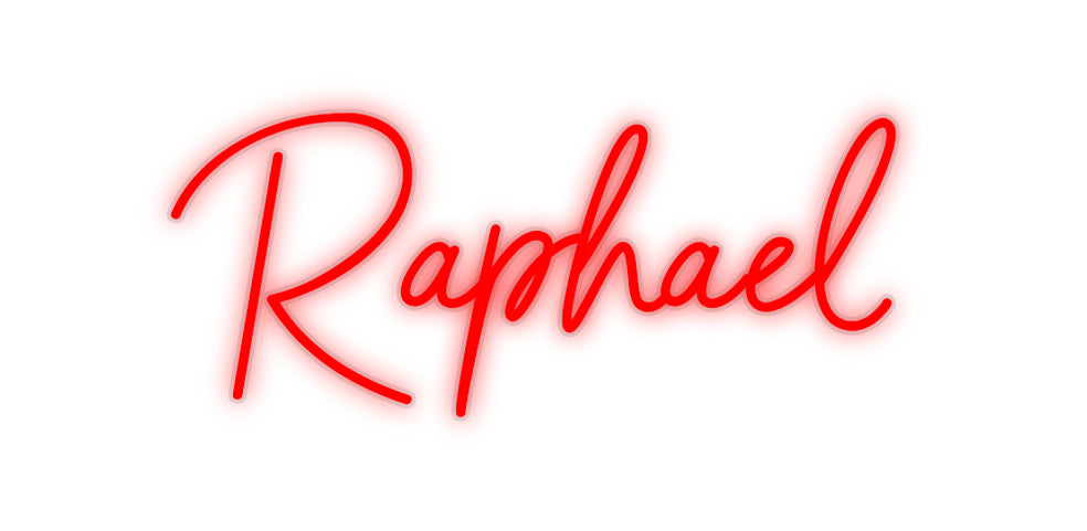 néon personnalisé Raphael