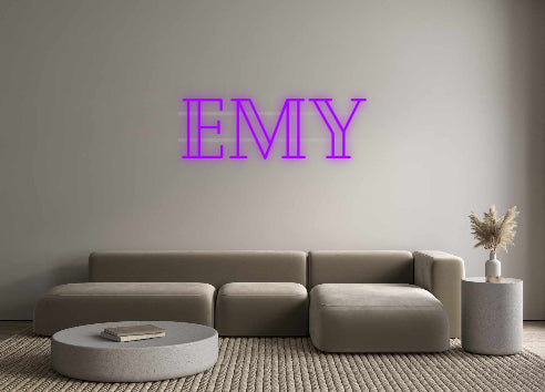 néon personnalisé Emy