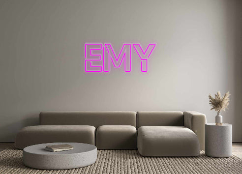 néon personnalisé Emy