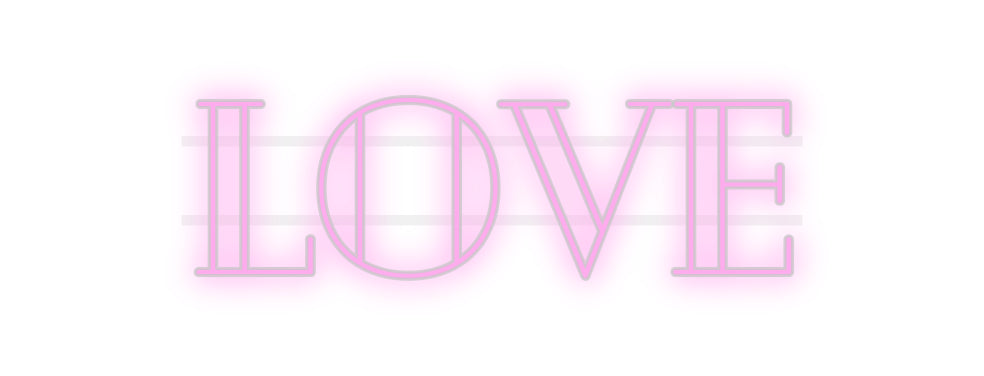 néon personnalisé Love