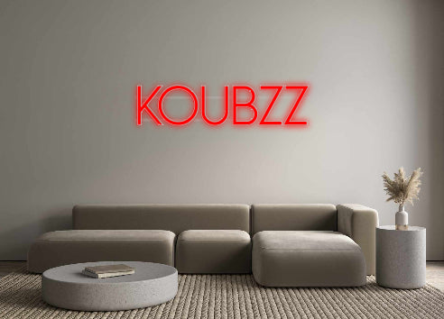 néon personnalisé Koubzz