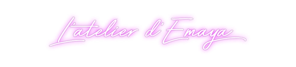 Néon personnalisé L'atelier d'E...