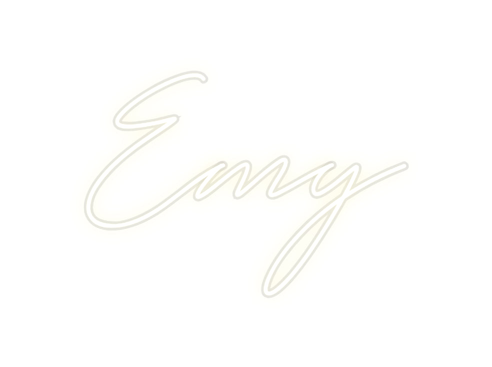 Néon personnalisé Emy