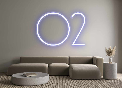 Néon personnalisé O2