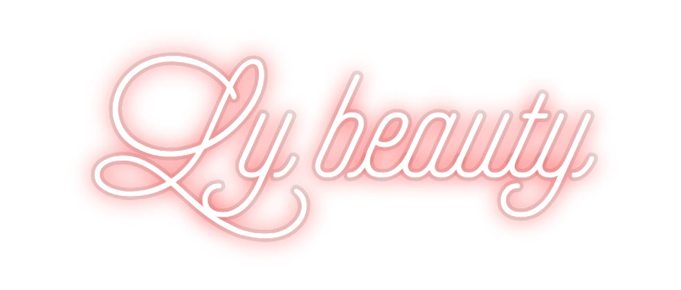 Néon personnalisé Ly beauty