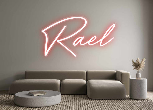 Néon personnalisé Rael