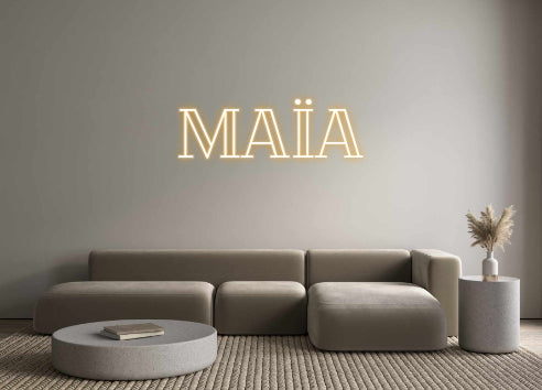 Néon personnalisé MAÏA