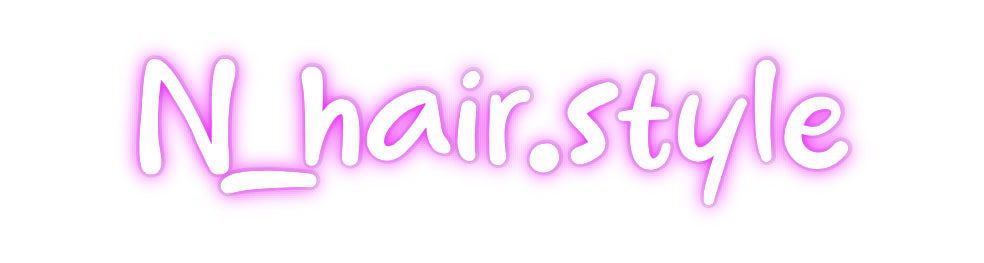 Néon personnalisé N_hair.style