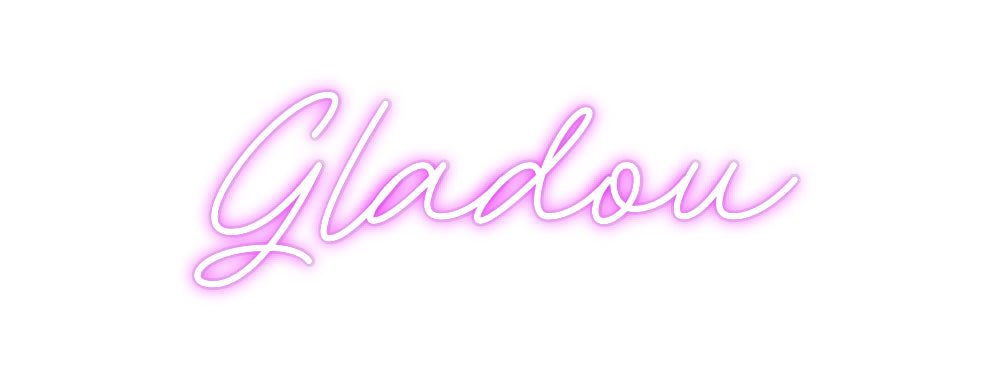 Néon personnalisé Gladou