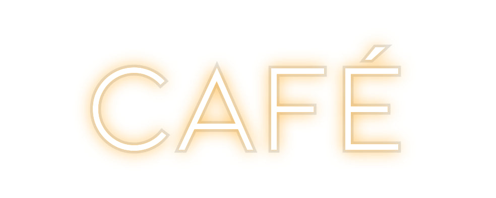 Néon personnalisé CAFÉ