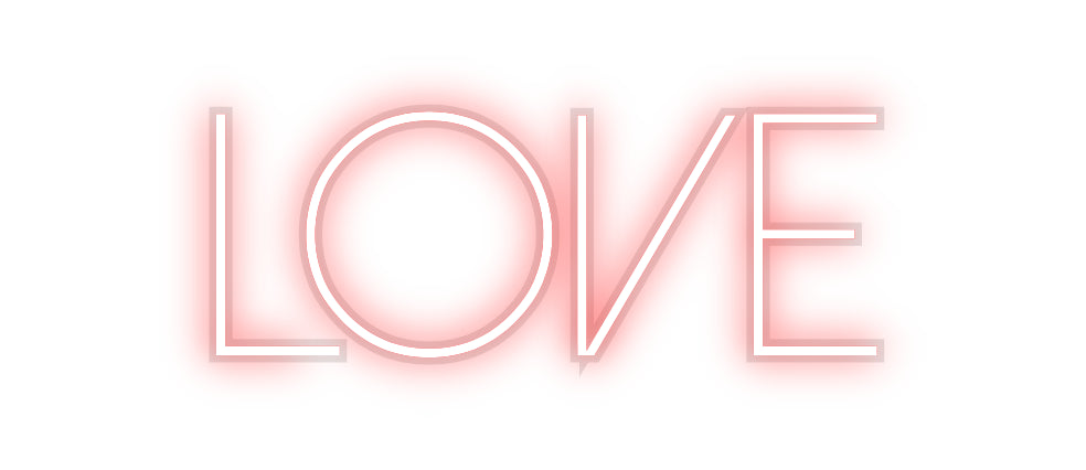 Néon personnalisé Love