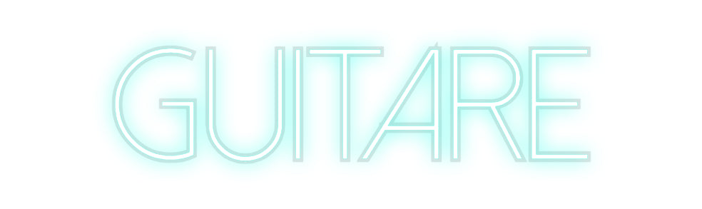 Néon personnalisé Guitare