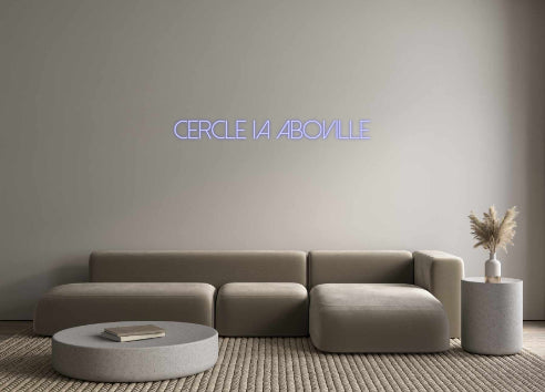 Néon personnalisé CERCLE IA Abo...