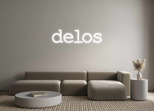 Néon personnalisé delos