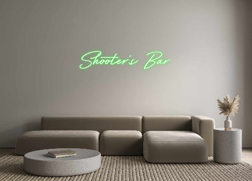 Néon personnalisé Shooter’s Bar