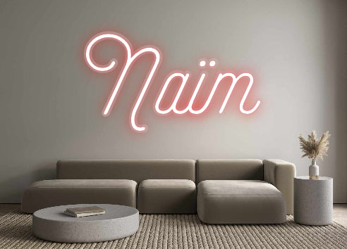 Néon personnalisé Naïm