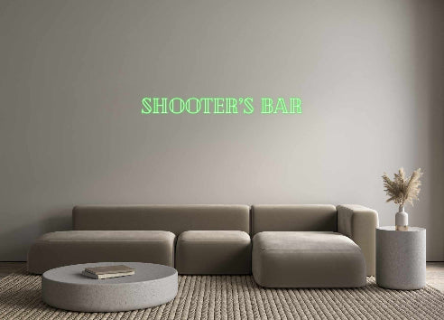 Néon personnalisé Shooter’s Bar...