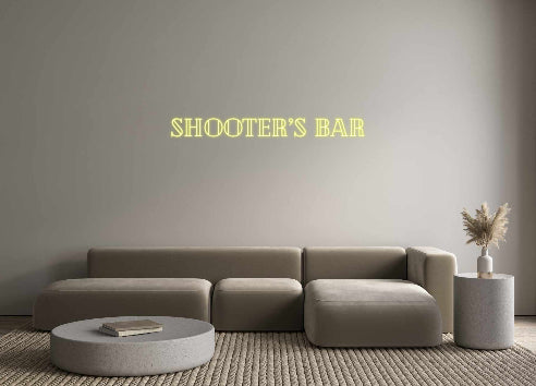 Néon personnalisé Shooter’s Bar