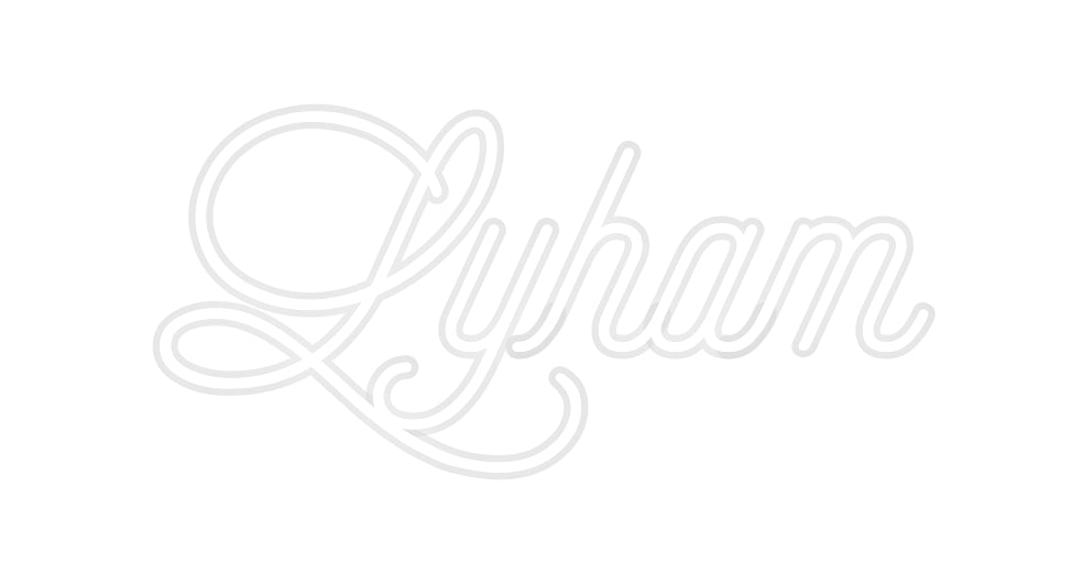 Néon personnalisé Lyham