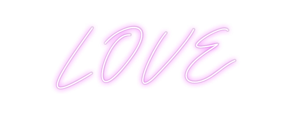 Néon personnalisé LOVE