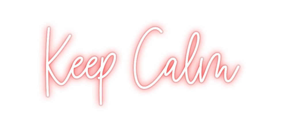 Néon personnalisé Keep Calm