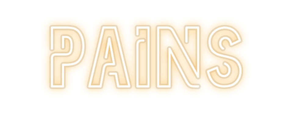 Néon personnalisé PAINS