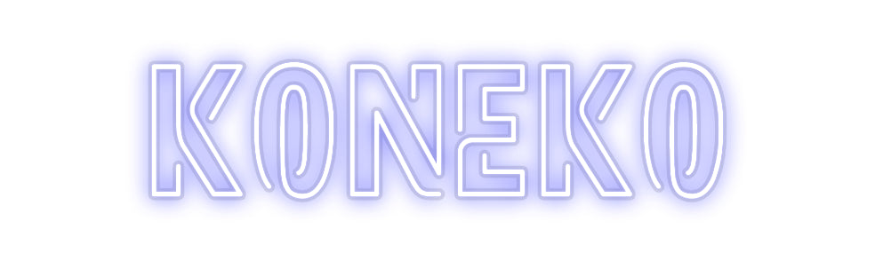 Néon personnalisé Koneko