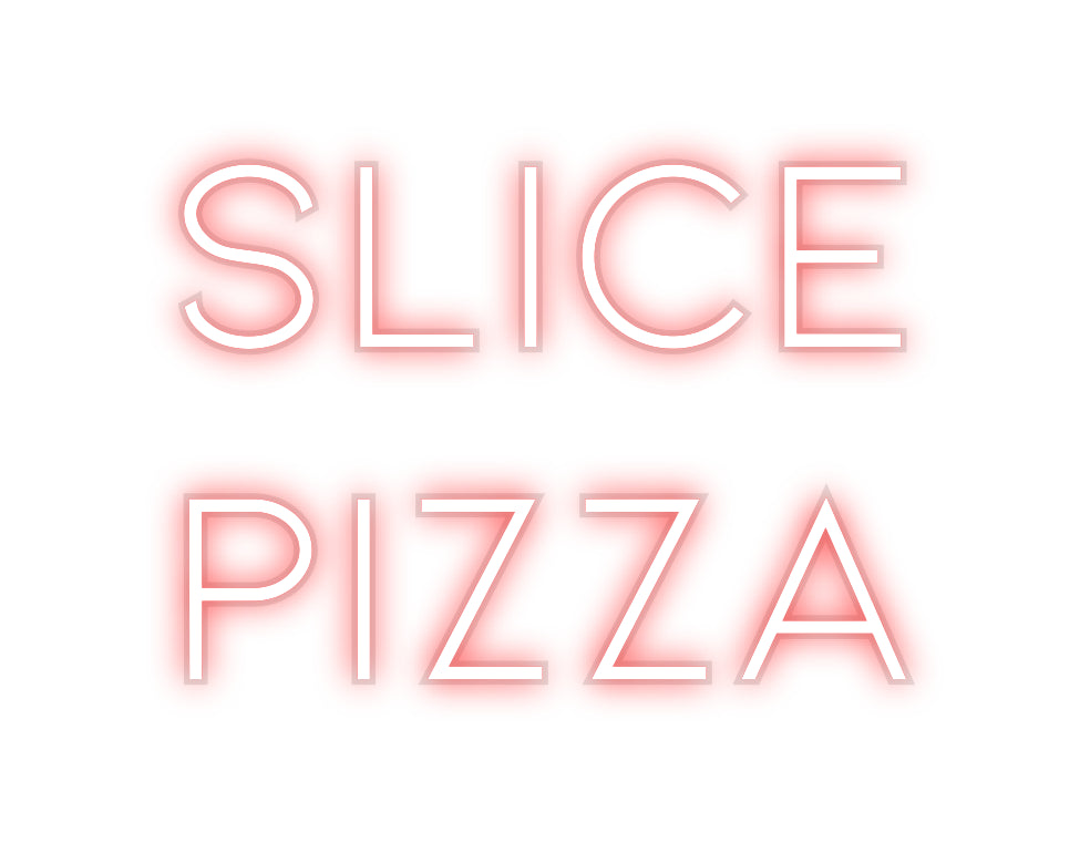 Néon personnalisé SLICE
PIZZA