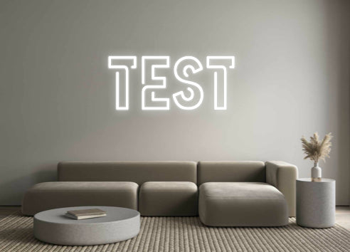 Néon personnalisé TEst