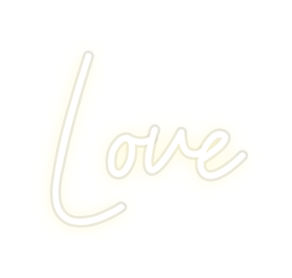 Néon personnalisé Love