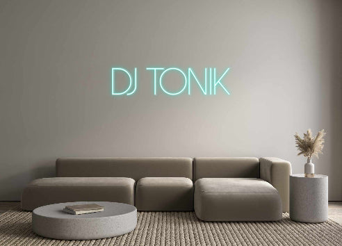 Néon personnalisé Dj Tonik
