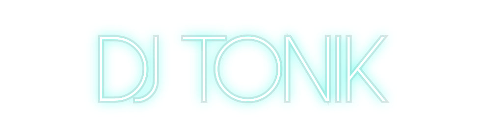 Néon personnalisé Dj Tonik
