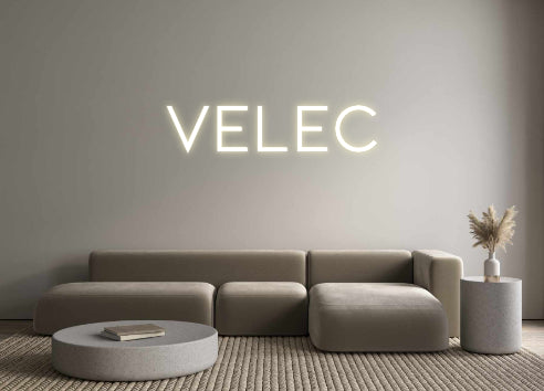 Néon personnalisé VELEC