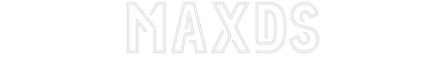 Néon personnalisé MAXDS