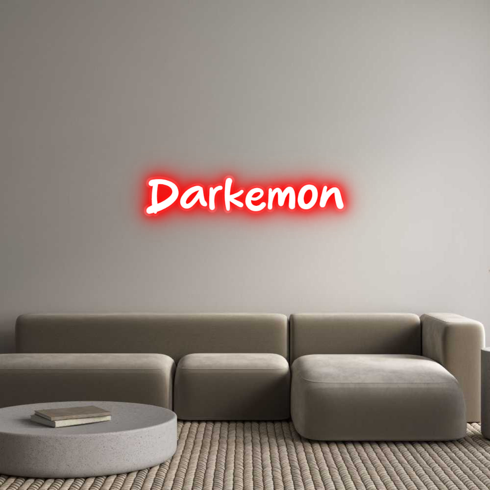 Néon personnalisé Darkemon