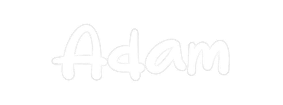 Néon personnalisé Adam - Le Néon Normand