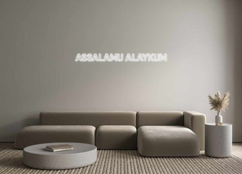 néon personnalisé Assalamu alay... - Le Néon Normand