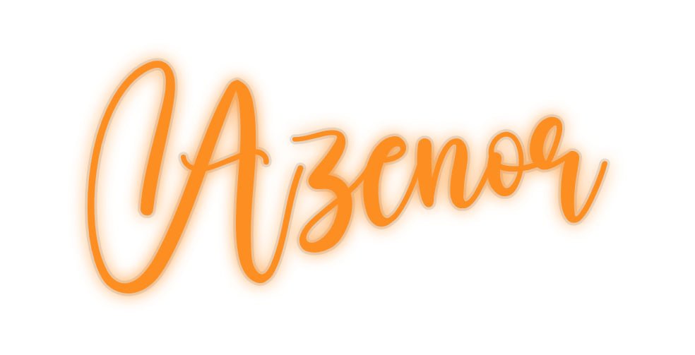 néon personnalisé Azenor - Le Néon Normand